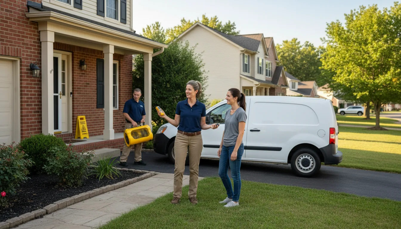 Residential water damage restoration in Campo, CA